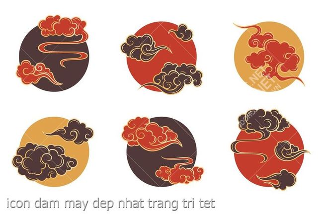 icon dam may dep nhat trang tri tet